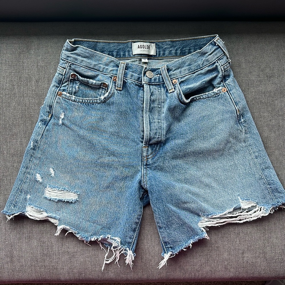 Agolde Parker Long Shorts